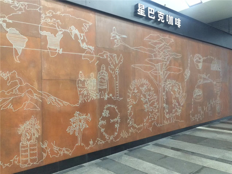 江干耐候钢幕墙